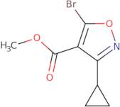 Methyl 5-bromo-3-cyclopropyl-1,2-oxazole-4-carboxylate