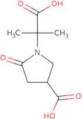 1-(1-Carboxy-1-methylethyl)-5-oxopyrrolidine-3-carboxylic acid