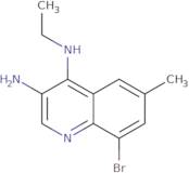 8-Bromo-4-N-ethyl-6-methylquinoline-3,4-diamine