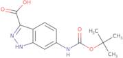 6-{[(tert-Butoxy)carbonyl]amino}-1H-indazole-3-carboxylic acid