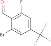 2-bromo-6-fluoro-4-(trifluoromethyl)benzaldehyde