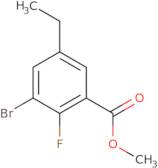 Methyl 3-bromo-5-ethyl-2-fluorobenzoate