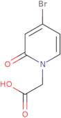 2-(4-Bromo-2-oxo-1,2-dihydropyridin-1-yl)acetic acid