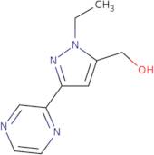 (1-Ethyl-3-(pyrazin-2-yl)-1H-pyrazol-5-yl)methanol