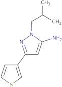 1-Isobutyl-3-(thiophen-3-yl)-1H-pyrazol-5-amine