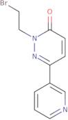 2-(2-Bromoethyl)-6-(pyridin-3-yl)-2,3-dihydropyridazin-3-one