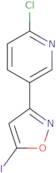 2-Chloro-5-(5-iodo-1,2-oxazol-3-yl)pyridine