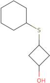 3-(Cyclohexylsulfanyl)cyclobutan-1-ol