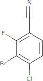 3-Bromo-4-chloro-2-fluorobenzonitrile