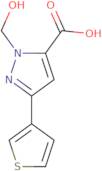 1-(Hydroxymethyl)-3-(thiophen-3-yl)-1H-pyrazole-5-carboxylic acid