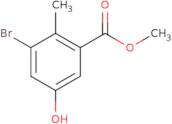 3-Bromo-5-hydroxy-2-methyl-benzoic acid methyl ester