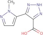 5-(1-Methyl-1H-pyrazol-5-yl)-1H-1,2,3-triazole-4-carboxylic acid