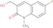 6-Fluoro-3-(hydroxymethyl)-1-methylquinolin-2(1H)-one