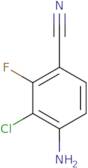 4-Amino-3-chloro-2-fluorobenzonitrile