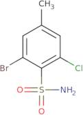 2-Bromo-6-chloro-4-methylbenzene-1-sulfonamide