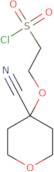 2-[(4-Cyanooxan-4-yl)oxy]ethane-1-sulfonyl chloride