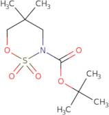 tert-Butyl 5,5-dimethyl-2,2-dioxo-1,2λ⁶,3-oxathiazinane-3-carboxylate