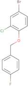 4-Bromo-2-chloro-1-(4-fluorobenzyloxy)benzene