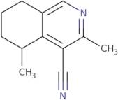 3,5-Dimethyl-5,6,7,8-tetrahydroisoquinoline-4-carbonitrile