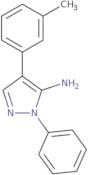 4-(3-Methylphenyl)-1-phenyl-1H-pyrazol-5-ylamine