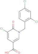 5-Chloro-1-(2,4-dichlorobenzyl)-6-oxo-1,6-dihydro-3-pyridinecarboxylic acid