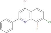 4-Bromo-7-chloro-8-fluoro-2-phenylquinoline
