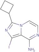 3-Cyclobutyl-1-iodoimidazo[1,5-a]pyrazin-8-amine