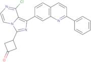 3-(8-chloro-1-(2-phenylquinolin-7-yl)imidazo[1,5-a]pyrazin-3-yl)cyclobutanone