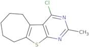 3-Chloro-5-methyl-8-thia-4,6-diazatricyclo[7.5.0.0,2,7]tetradeca-1(9),2,4,6-tetraene