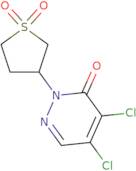 3-(4,5-Dichloro-6-oxo-1,6-dihydropyridazin-1-yl)-1λ6-thiolane-1,1-dione