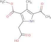 2-[5-Acetyl-3-(methoxycarbonyl)-4-methyl-1H-pyrrol-2-yl]acetic acid