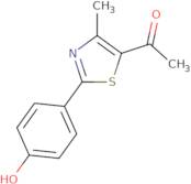 1-[2-(4-Hydroxyphenyl)-4-methyl-1,3-thiazol-5-yl]ethan-1-one