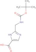 2-(Aminomethyl)-1H-imidazole-5-carboxylic acid, 2-BOC protected