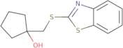 1-[(1,3-Benzothiazol-2-ylsulfanyl)methyl]cyclopentan-1-ol