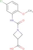 1-[(5-Chloro-2-methoxyphenyl)carbamoyl]azetidine-3-carboxylic acid