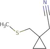 2-{1-[(Methylsulfanyl)methyl]cyclopropyl}acetonitrile