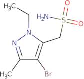 (4-Bromo-2-ethyl-5-methylpyrazol-3-yl)methanesulfonamide