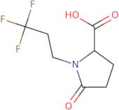 5-Oxo-1-(3,3,3-trifluoropropyl)pyrrolidine-2-carboxylic acid