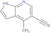 4-Methyl-1H-pyrrolo[2,3-b]pyridine-5-carbonitrile