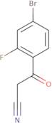 3-(4-Bromo-2-fluorophenyl)-3-oxopropanenitrile