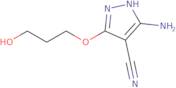 5-Amino-3-(3-hydroxypropoxy)-1H-pyrazole-4-carbonitrile