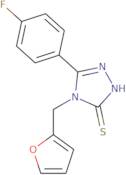 5-(4-Fluorophenyl)-4-(furan-2-ylmethyl)-4H-1,2,4-triazole-3-thiol