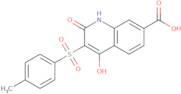 4-Hydroxy-3-(4-methylbenzenesulfonyl)-2-oxo-1,2-dihydroquinoline-7-carboxylic acid