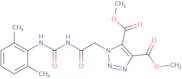 Dimethyl 1-[2-({[(2,6-dimethylphenyl)amino]carbonyl}amino)-2-oxoethyl]-1H-1,2,3-triazole-4,5-dicar…