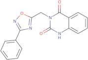 3-[(3-Phenyl-1,2,4-oxadiazol-5-yl)methyl]-1,2,3,4-tetrahydroquinazoline-2,4-dione