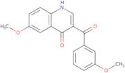 6-Methoxy-3-(3-methoxybenzoyl)quinolin-4(1H)-one