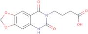 4-(6,8-Dioxo-5,8-dihydro[1,3]dioxolo[4,5-G]quinazolin-7(6H)-yl)butanoic acid