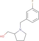 [(2S)-1-[(3-Fluorophenyl)methyl]pyrrolidin-2-yl]methanol