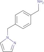 [4-(1H-Pyrazol-1-ylmethyl)phenyl]methanamine