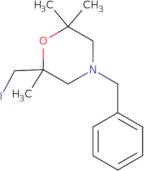 4-benzyl-2-(iodomethyl)-2,6,6-trimethylmorpholine